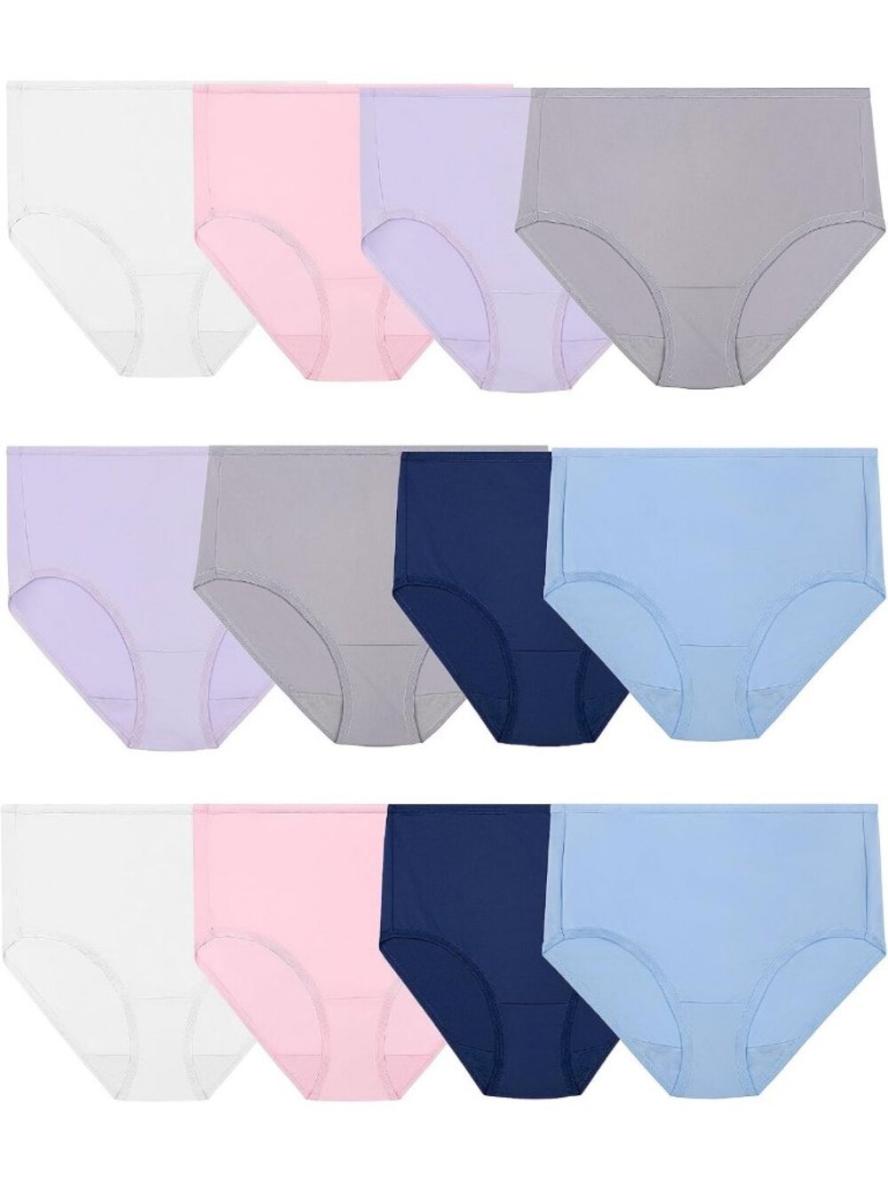 Lightweight Microfiber Women's Underwear, Smooth Fit, Plus Size Available